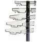 Colonne pivotante avec 5 bacs courrier