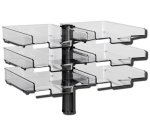 Draaibare kolom met 6 postbakjes