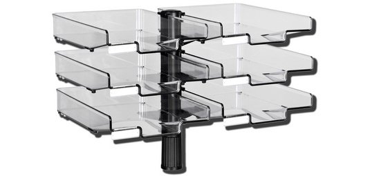 Draaibare kolom met 6 postbakjes