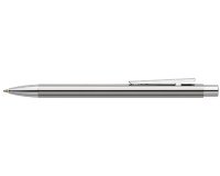 FABER-CASTELL Stylo à bille NEO Slim, acier inox, brillant