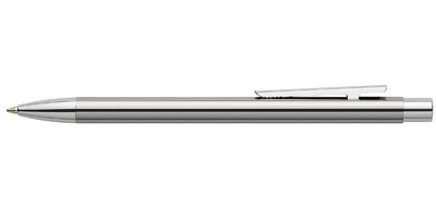 FABER-CASTELL Stylo à bille NEO Slim, acier inox, brillant