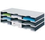 Module de base doc trio 9 compartiments noir/gris