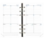 Quo Vadis - Recharge Organiseur - 2025-2026 - Timer 17 Horizontal - Semainier Horizontal - Français - 16 mois de septembre à décembre - 10x17 cm