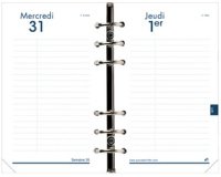 Quo Vadis - Recharge Organiseur - 2025-2026 - Timer 17 - Journalier - Français - 12 mois de août à juillet - 10x17 cm