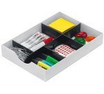 Kit de subdivision doc, 2 transversales, noir