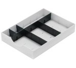 Kit de subdivision doc, 2 transversales, noir