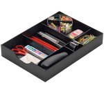 Kit de subdivision doc, 2 transversales, noir