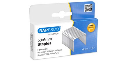 Agrafes 53/6, 2.000 pièces, galvanisé