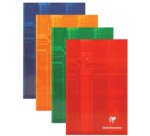 Carnet brochure rembordée rigide 11x17 cm 192 pages petits carreaux - Assortis