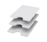 Tablette pour système de rangement rac, gris