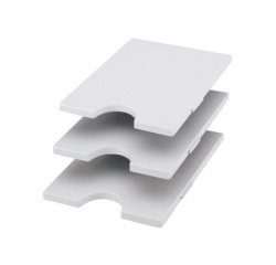 Tablette pour système de rangement rac, gris