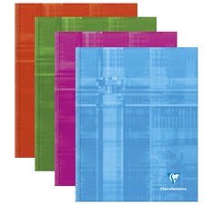 Hard cover notebook 170x220 seyes - assortment