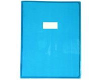 Schriftenkaft, 240 x 320 mm, transparant blauw