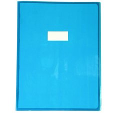 Schriftenkaft, 240 x 320 mm, transparant blauw