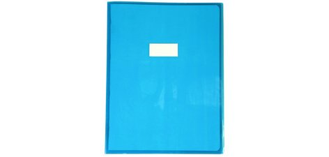 Schriftenkaft, 240 x 320 mm, transparant blauw