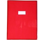 Protège-cahier, 240 x 320 mm, rouge transparent