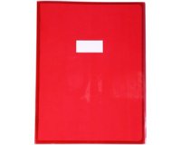 Schriftenkaft, 240 x 320 mm, transparant rood