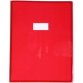 Protège-cahier, 240 x 320 mm, rouge transparent
