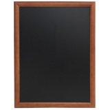 Ardoise murale UNIVERSAL, avec cadre en bois, marron