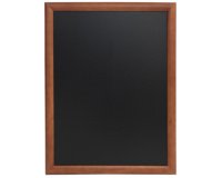 Ardoise murale UNIVERSAL, avec cadre en bois, marron