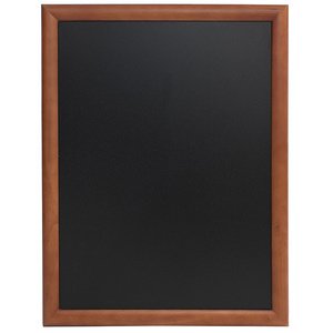 Krijtbord wandmodel UNIVERSAL met houten kader - donkerbruin