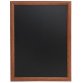 Krijtbord wandmodel UNIVERSAL met houten kader - donkerbruin