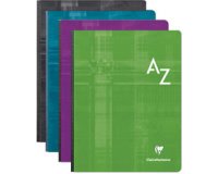 Clairefotnaine clothbound indexed book, 17x22cm, 96 sheets - assortment