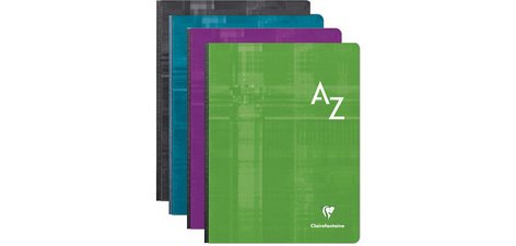 Répertoire broché,170 x 220 mm, quadrillé 5x5