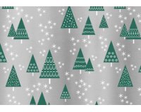 Papier cadeau de Noël 'sapins de Noël'