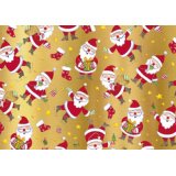 Papier cadeau de Noël 'pères Noël'