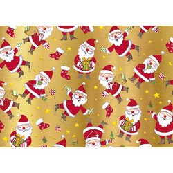 Papier cadeau de Noël 'pères Noël'