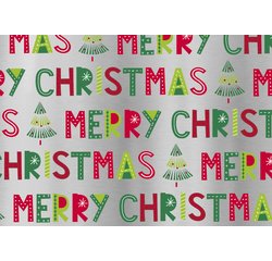 Papier cadeau de Noël 'Merry Christmas'