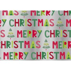 Papier cadeau de Noël 'Merry Christmas'