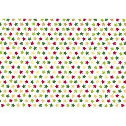Papier cadeau de Noël 'étoiles multicolores'
