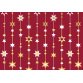 Papier cadeau de Noël 'lignes d'étoiles'