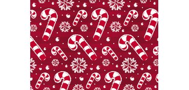 Papier cadeau de Noël 'sucres d'orge'