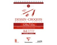 Sketch drawing wirebound pad 160g a5 35 sheets