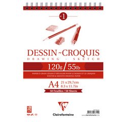 Drawing sketch pad, A3, 120 g/m2