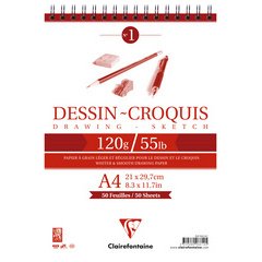 Drawing paper for sketches , A4, 160 g/m²