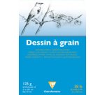 Dessin à Grain bloc collé 20F A4 125g