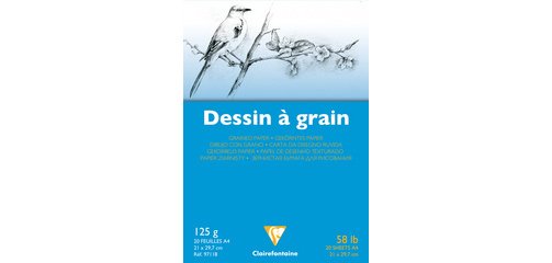Zeichenpapierblock 'à Grain', A4