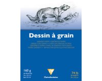 Dessin à Grain bloc collé 20F 24x32cm 160g
