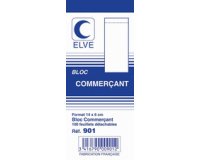 Bloc commerçant, 60 x 140 mm, 100 feuillets
