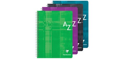 Répertoire spirale,170 x 220 mm,quadrillé 5x5