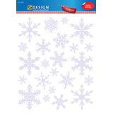 ZDesign Image de fenêtre pour Noël, Flocons