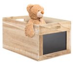 Caisse en bois Tablecaddy, avec 2 ardoises