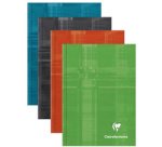 Carnet brochure rembordée rigide A6 192 pages petits carreaux Couleur aléatoire - Assortis