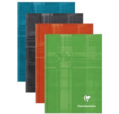 Clairefontaine hard cover small notebook a6 5x5 ruling - assortment