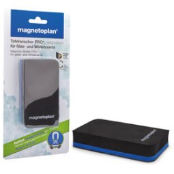 Tafelwischer PRO+, magnetisch, schwarz/blau