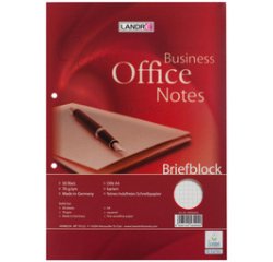 Bloc de correspondance Office, A4, 100 pages, 70 g/m2